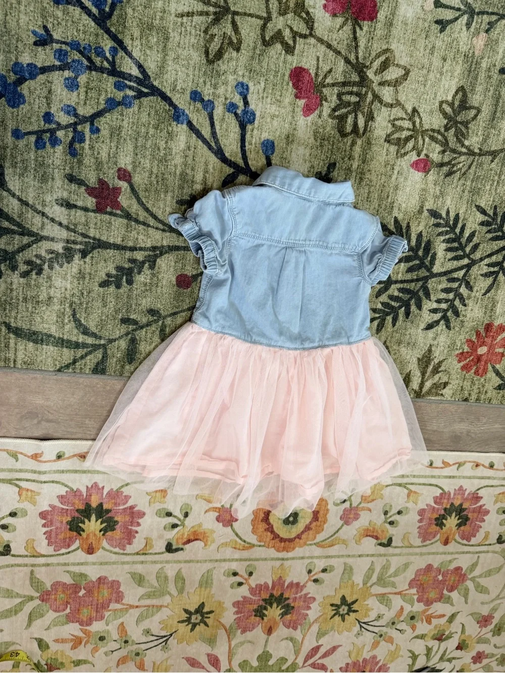 OshKosh B'gosh Denim & Tulle Dress Size 2T Toddler Girl